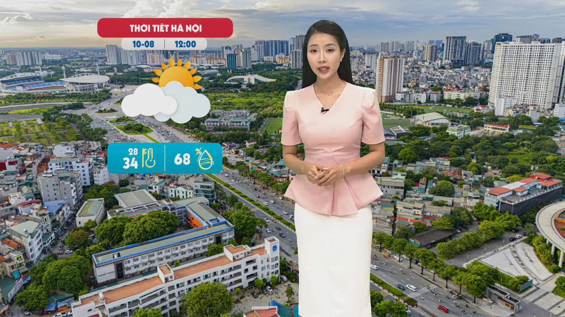 Dự báo thời tiết trưa | 10/08/2025